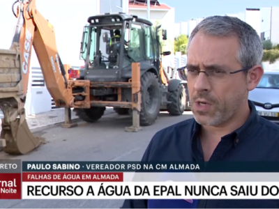 PSD denuncia: Câmara de Almada tinha plano de abastecimento de água negociado com EPAL